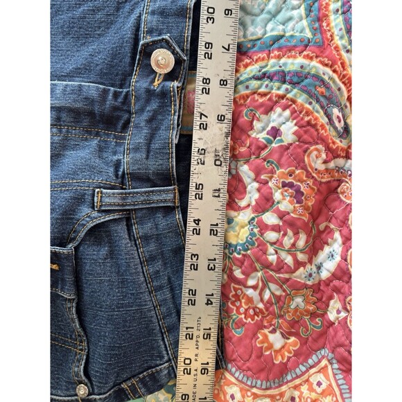 Elite Jeans Vtg Women's Maxi Denim Skirt Stretch Fish Tail Back Slit Size 13/14 - Picture 16 of 16